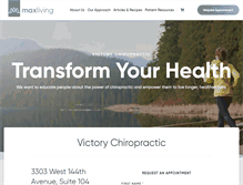 Tablet Screenshot of mlvictory.com